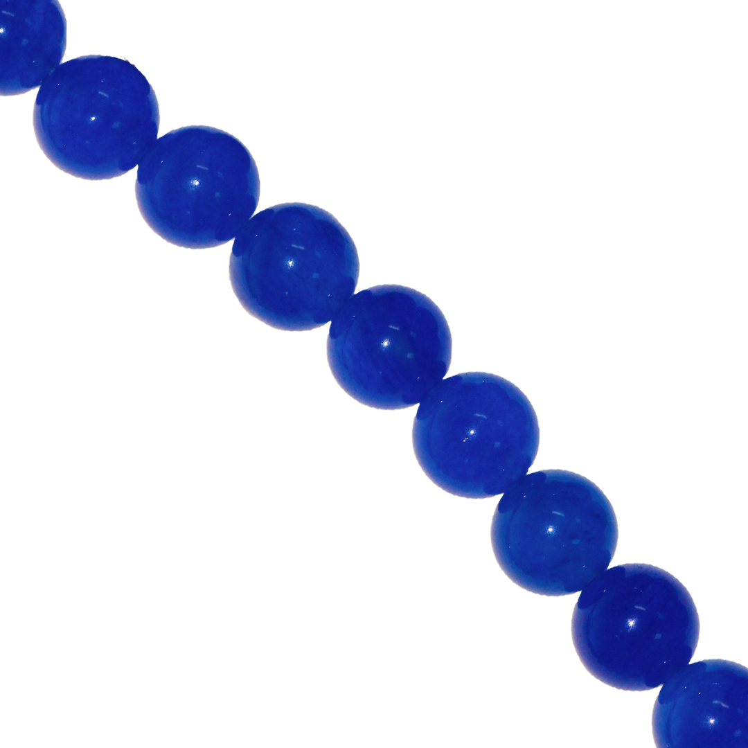 Blue Jade, Dyed, Semi-Precious Stone, Available in Multiple Sizes