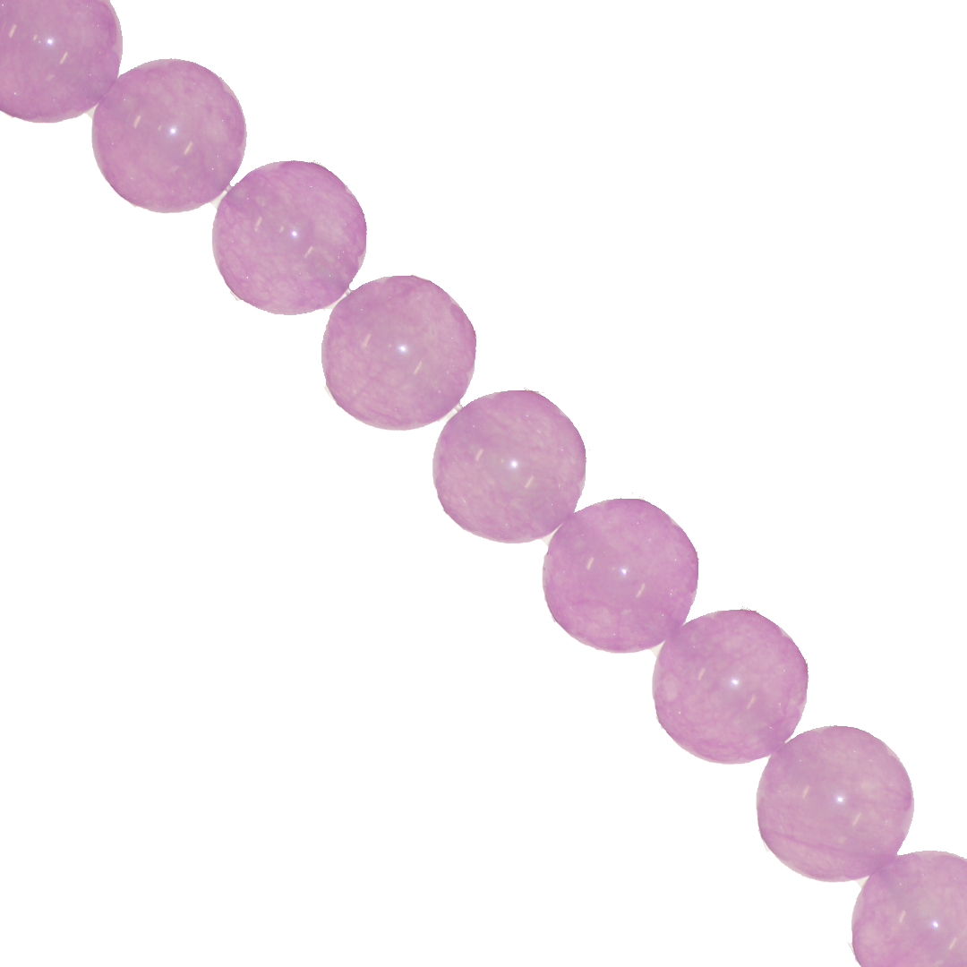 Light Violet Jade, Dyed, Semi-Precious Stone, Available in Multiple Sizes