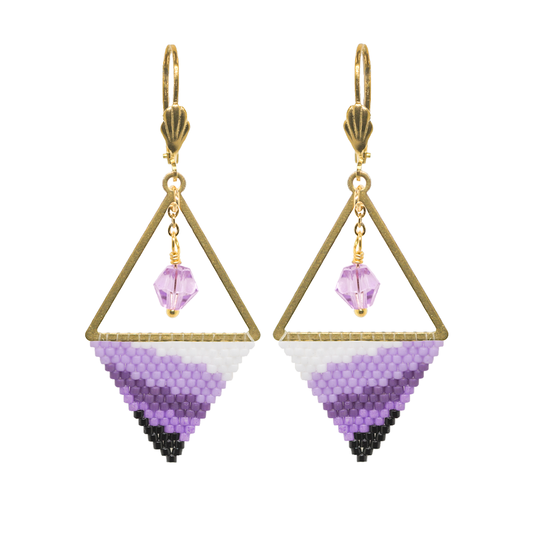 September 2025 Class: Brick Stitch Earring