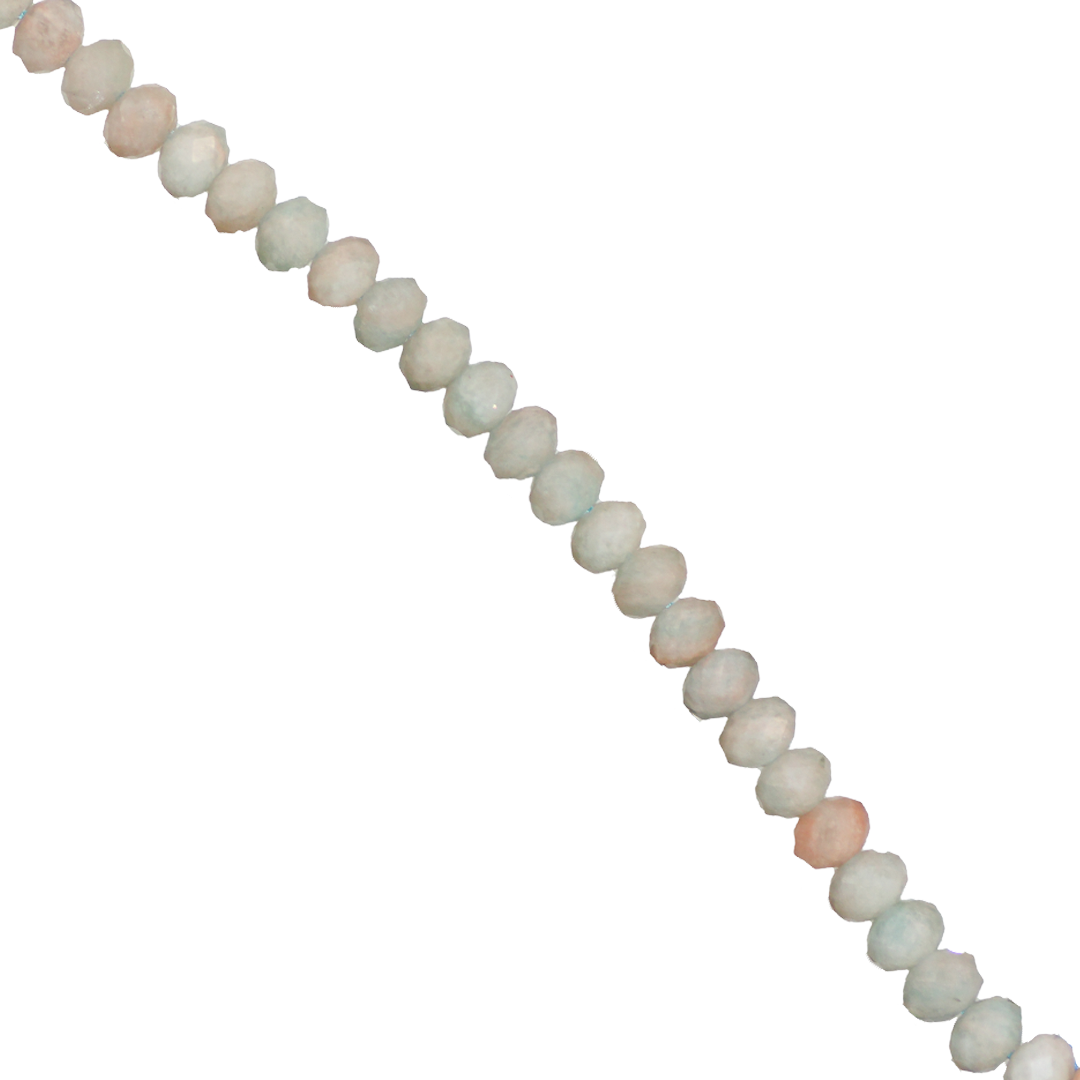 Faceted Rondelle Gemstone, 4.5mm x 3mm, Semi-Precious Stone, Approx 110 pcs per strand, Available in Multiple Gemstones
