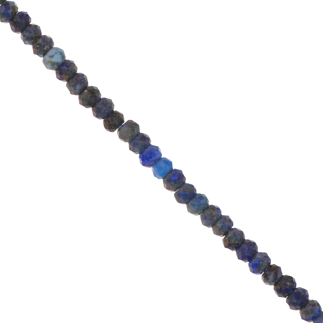 Faceted Rondelle Gemstone, 3mm x 2mm, Approx 160 pcs per strand, Available in Multiple Gemstones