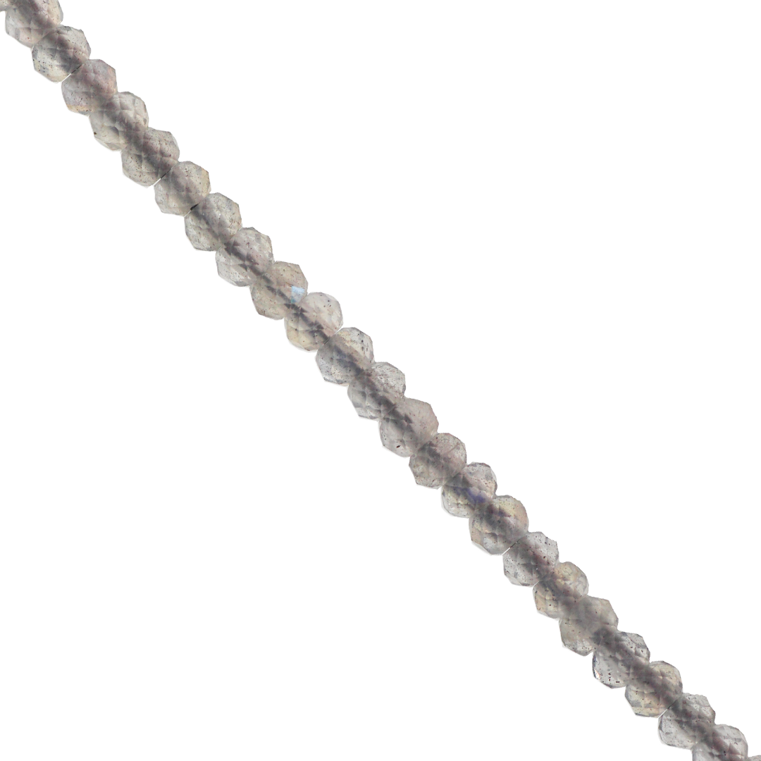 Faceted Rondelle Gemstone, 3mm x 2mm, Approx 160 pcs per strand, Available in Multiple Gemstones