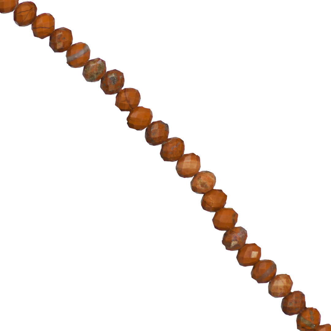 Faceted Rondelle Gemstone, 4.5mm x 3.5mm, Semi-Precious Stone, Approx 105 pcs per strand, Available in Multiple Gemstones