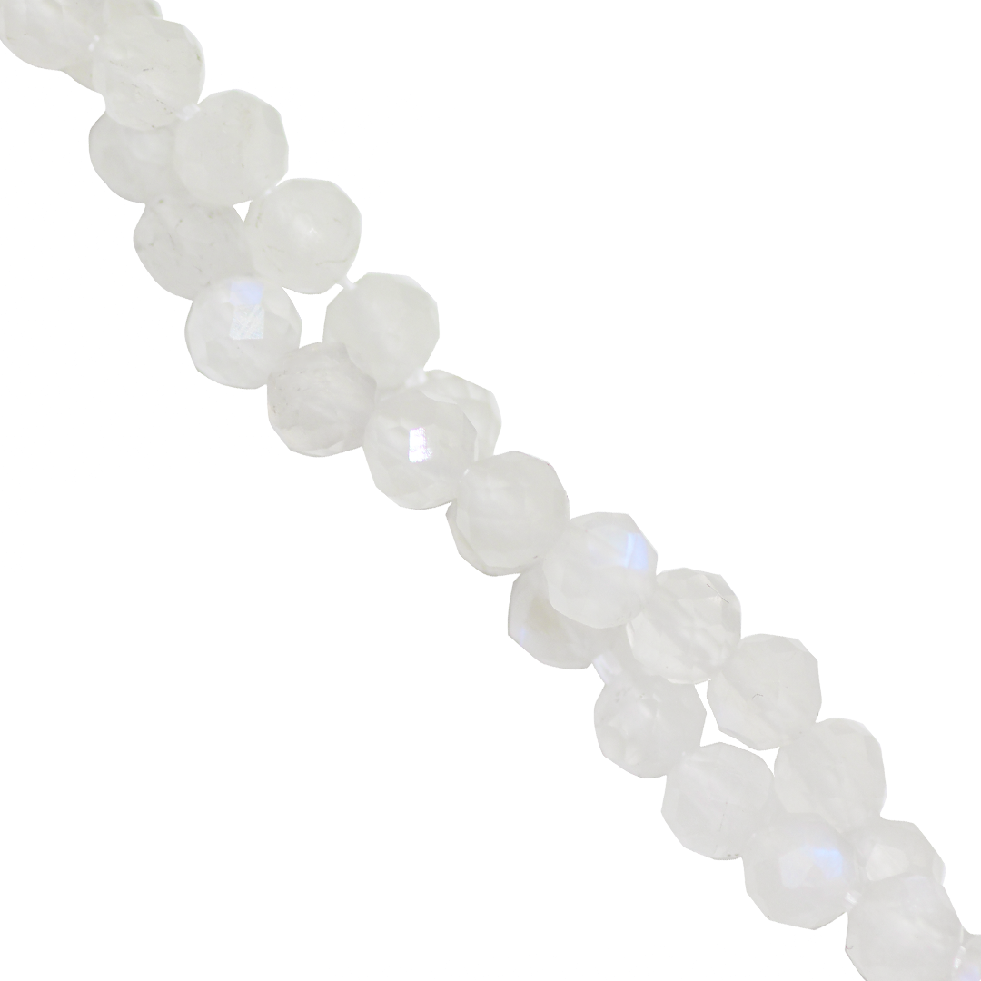 Faceted Blue Moonstone, Semi-Precious Stone, Available in Multiple Sizes