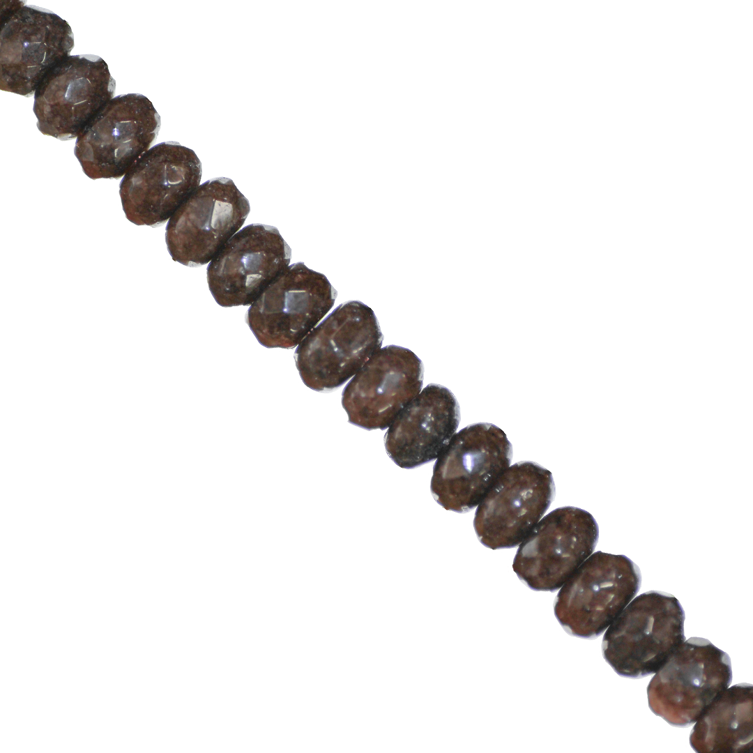 Dyed Agate, Rondelle Faceted, Semi-Precious Stone, 8mm x 5mm, 65 pieces per strand, Available in a Variety of Colours