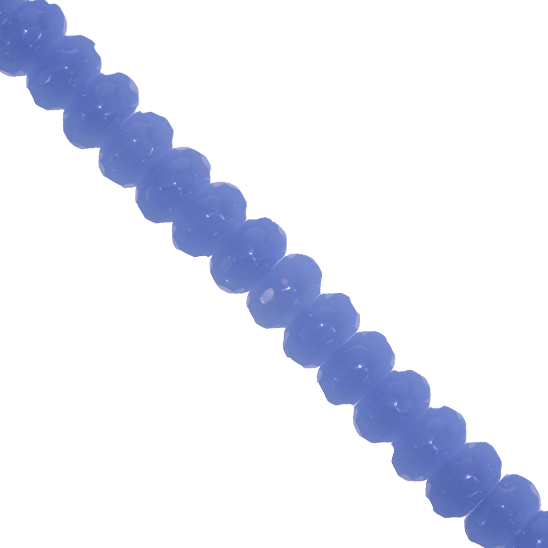 Dyed Agate, Rondelle Faceted, Semi-Precious Stone, 8mm x 5mm, 65 pieces per strand, Available in a Variety of Colours