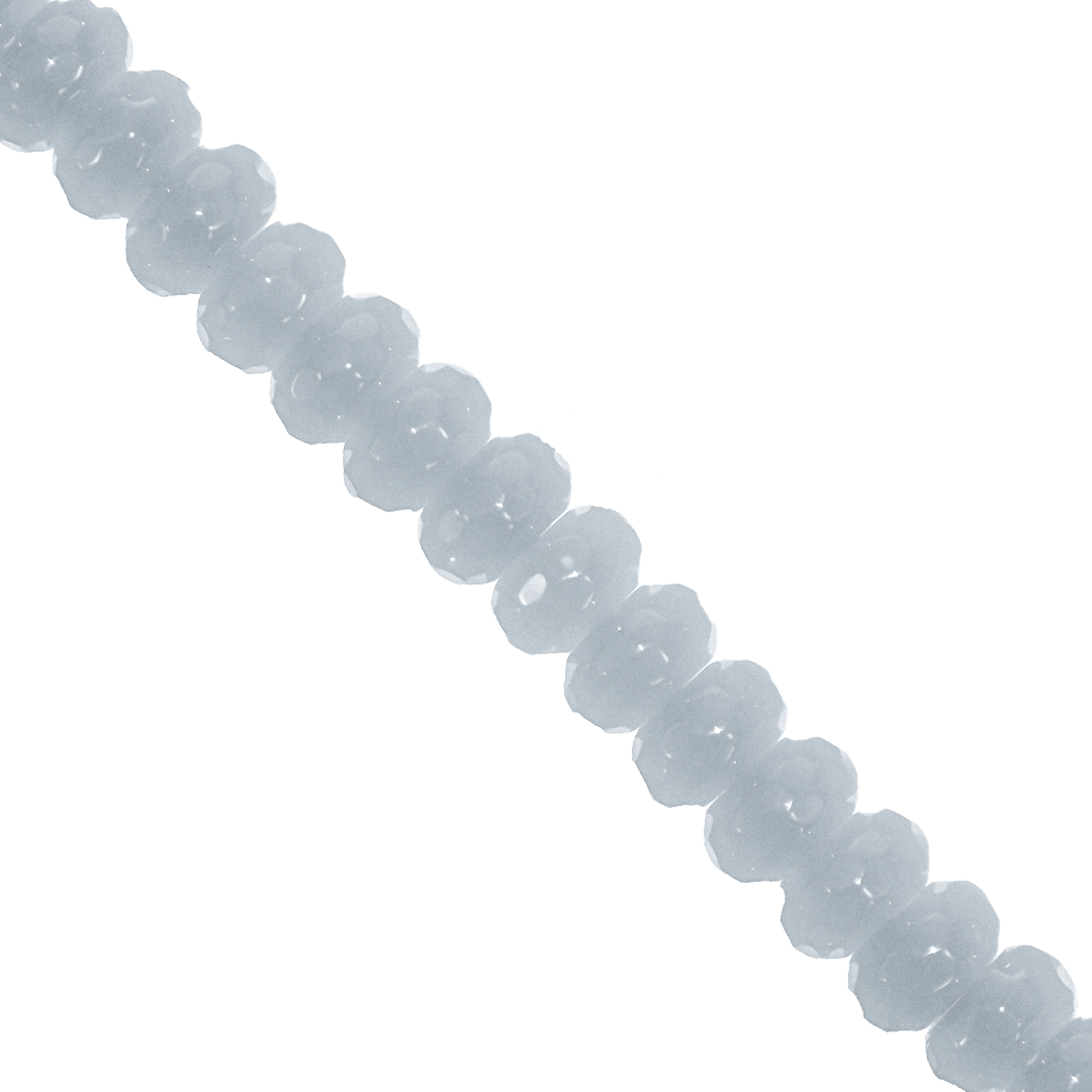 Dyed Agate, Rondelle Faceted, Semi-Precious Stone, 8mm x 5mm, 65 pieces per strand, Available in a Variety of Colours