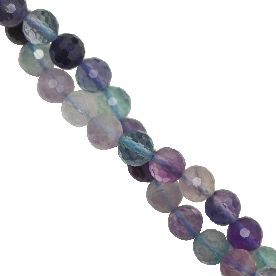 Faceted Stones, 6mm, Semi-Precious Stone, Approx 62 pcs per strand, Available in Multiple Gemstones