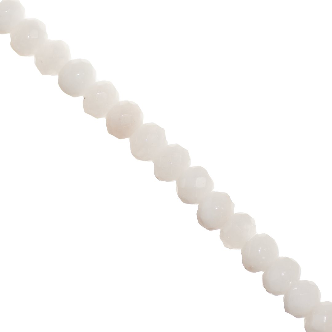 Dyed Agate, Rondelle, Faceted, Marble, Semi-Precious Stone, 8mm x 6mm, 55 pieces per strand