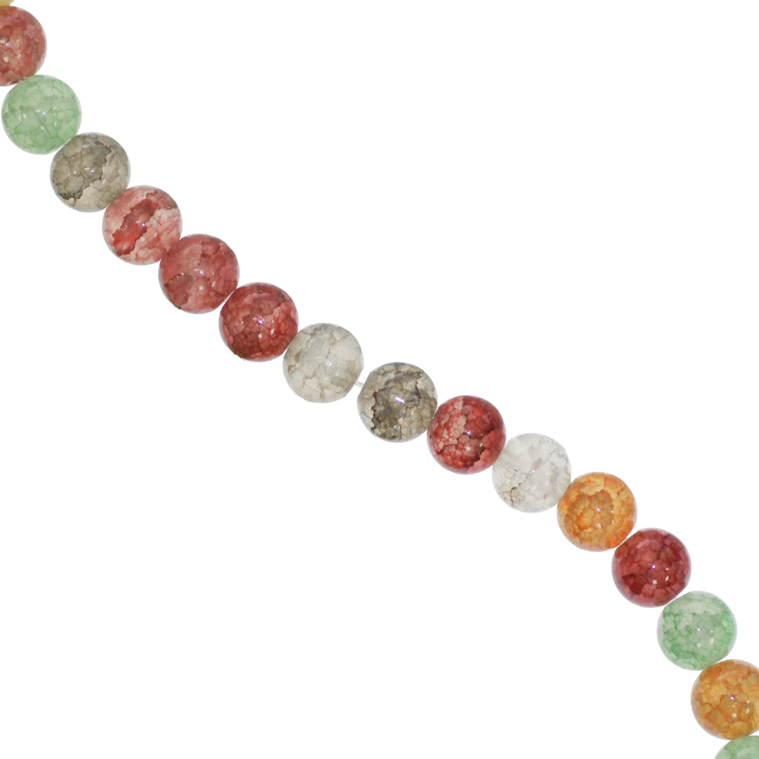Fancy Glass Beads, 10mm, Approx 80 pcs per strand, Available in Multiple Colours