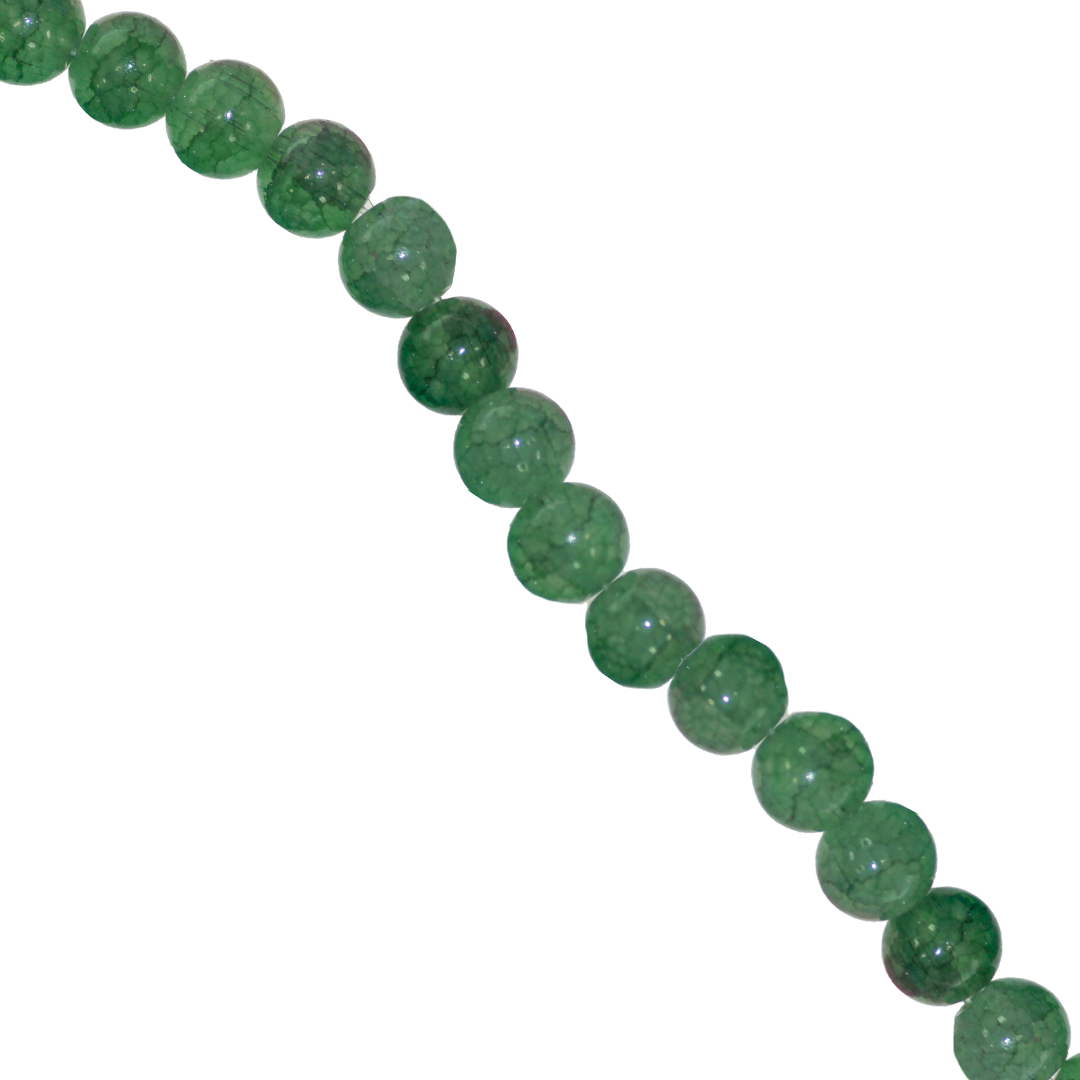 Fancy Glass Beads, 8mm, Approx 95 pcs per strand, Available in Multiple Colours