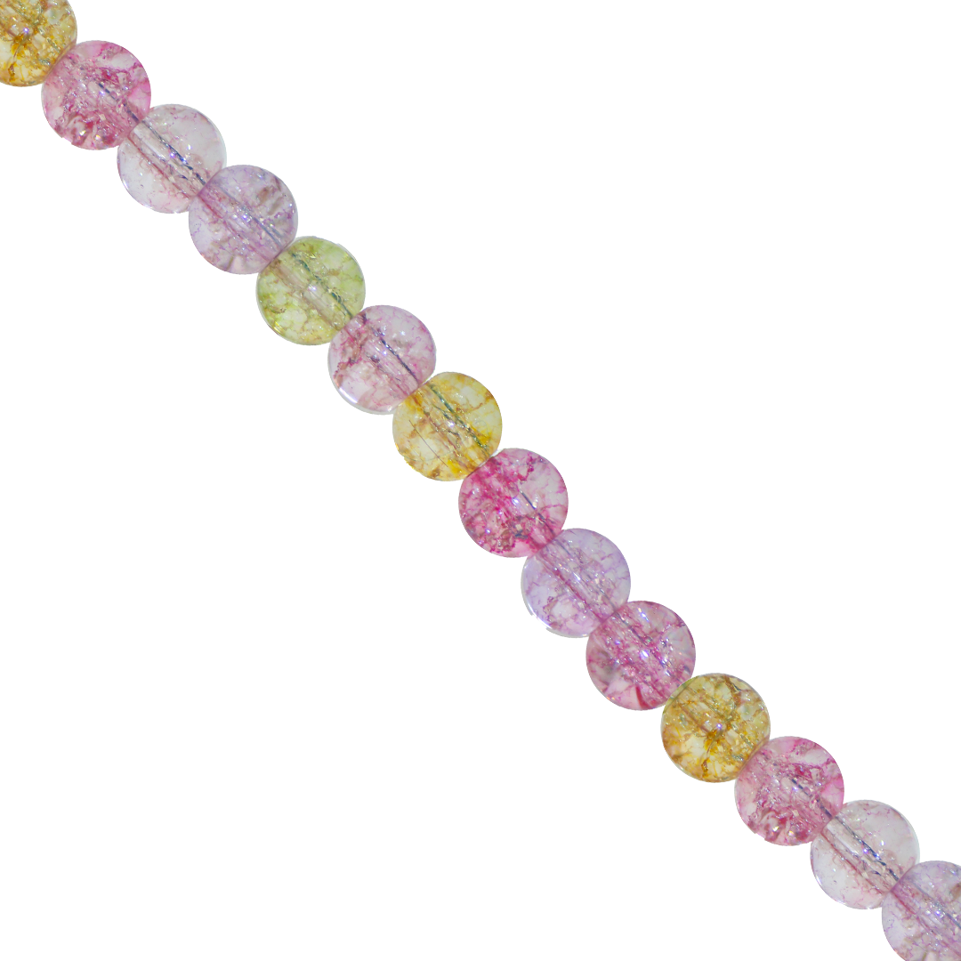 Fancy Glass Beads, 10mm, Approx 80 pcs per strand, Available in Multiple Colours