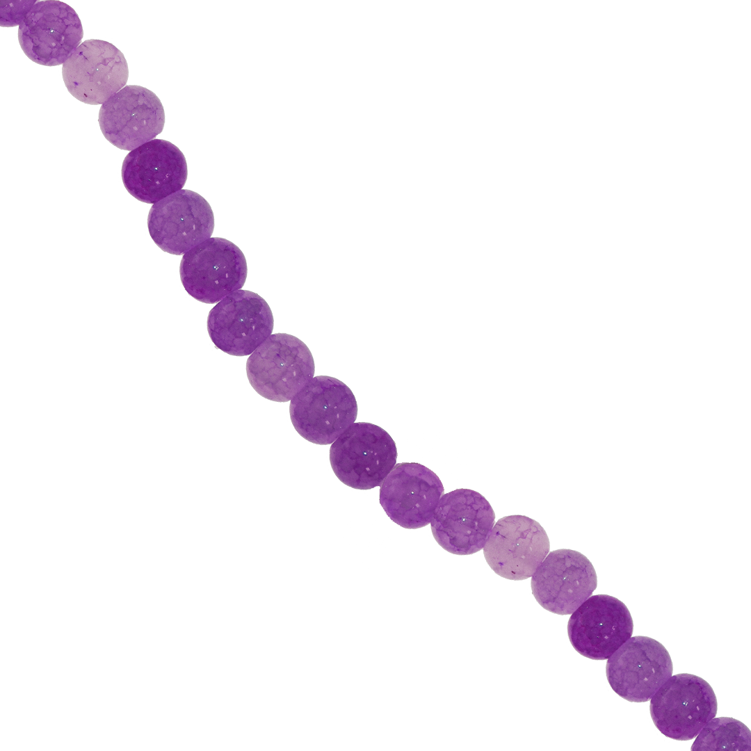 Fancy Glass Beads, 6mm, Approx 130 pcs per strand, Available in Multiple Colours