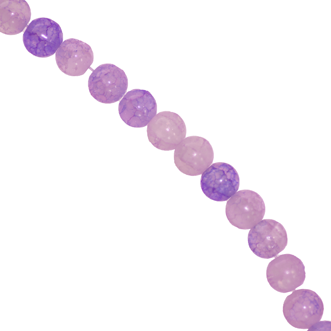 Fancy Glass Beads, 8mm, Approx 95 pcs per strand, Available in Multiple Colours