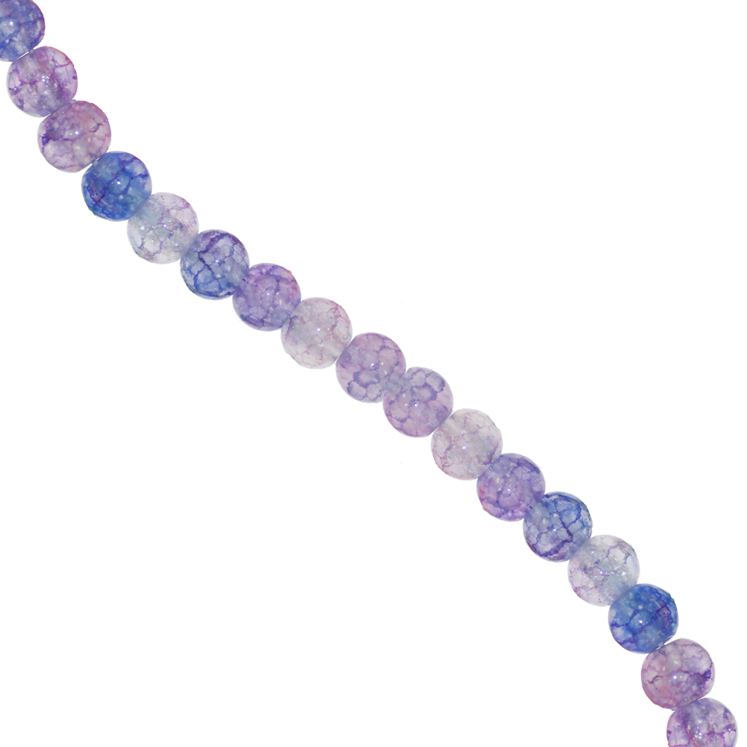 Fancy Glass Beads, 6mm, Approx 130 pcs per strand, Available in Multiple Colours