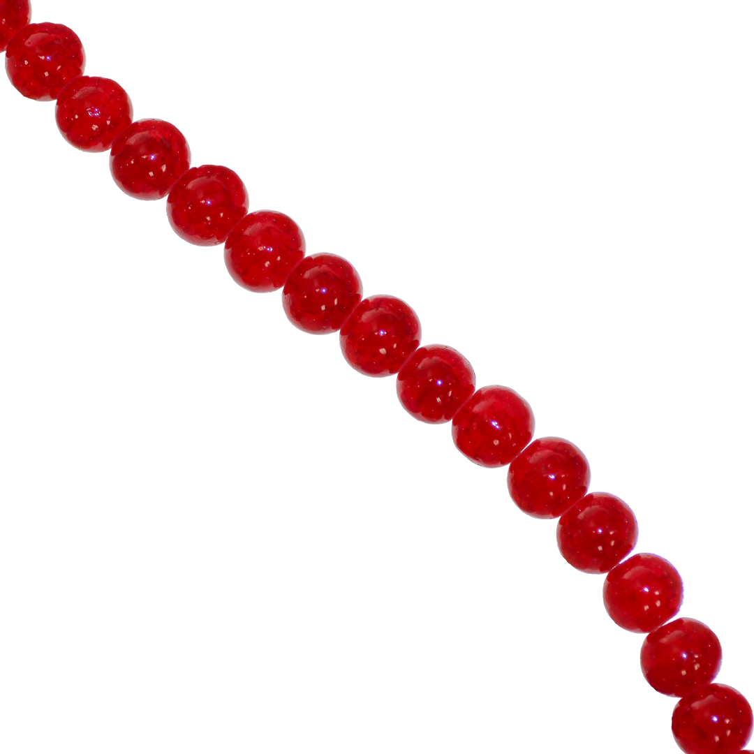 Fancy Glass Beads, 8mm, Approx 95 pcs per strand, Available in Multiple Colours