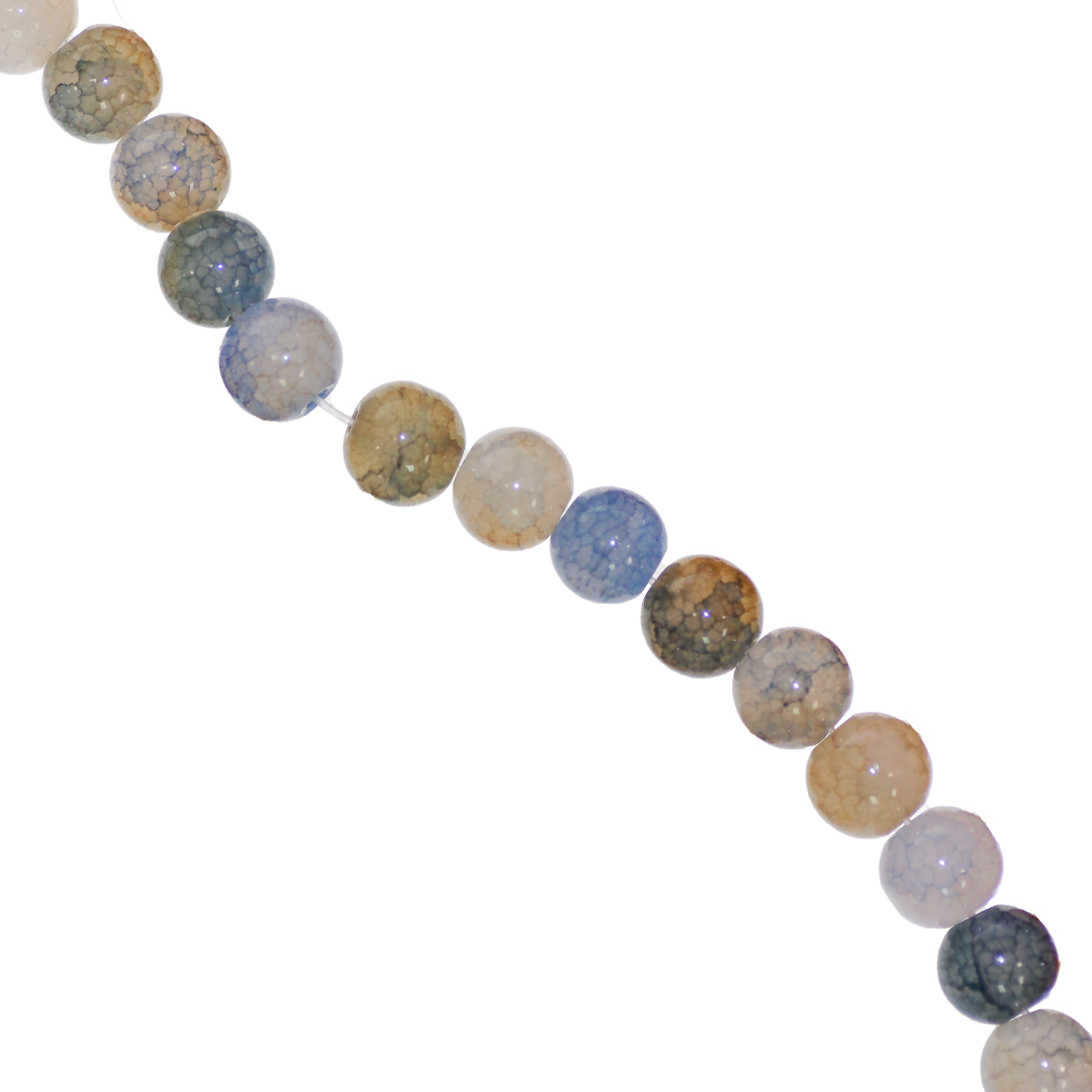 Fancy Glass Beads, 8mm, Approx 95 pcs per strand, Available in Multiple Colours