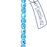 Czech F/P 4mm Tr. Medium Blue AB