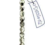 CZECH F/P 4mm PERIDOT HALF LABRADOR