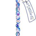 Czech F/P 4mm Rose/Capri Blue Two-Tone AB