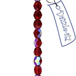 Czech F/P 4mm Garnet AB