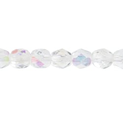 F/P Round 6mm Crystal AB Madeira