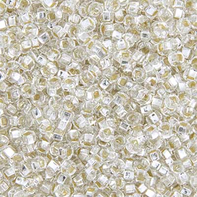 Czech Seed Beads apx. 22g Vial 10/0 S/L Crystal-(06)