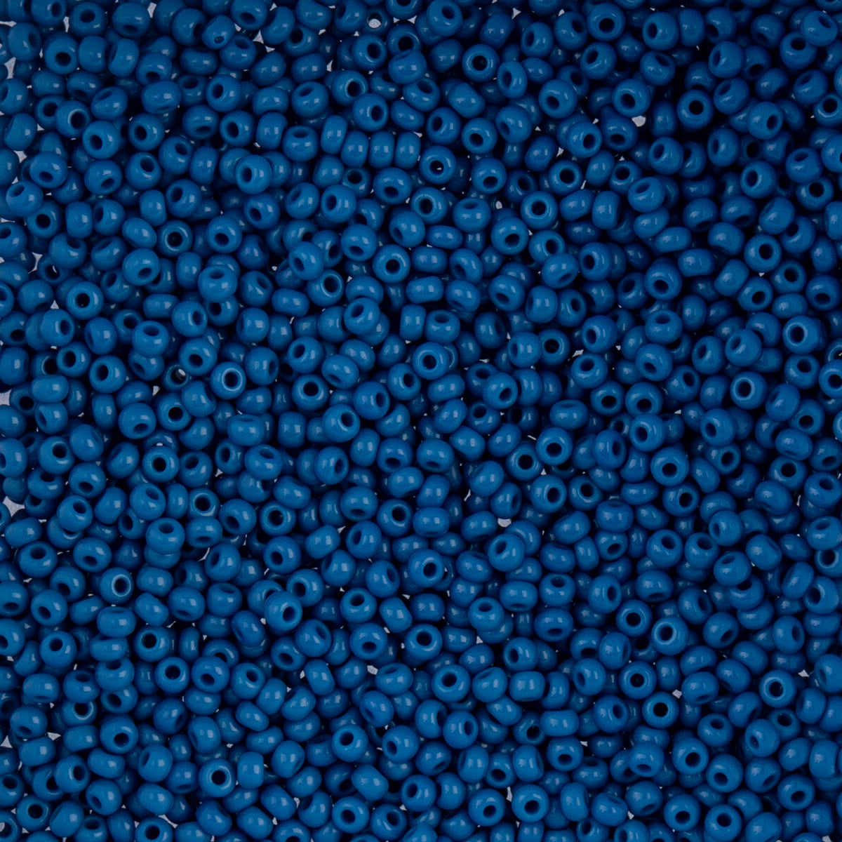 Czech Seed Beads apx. 22g Vial 10/0 Opaque Dark Blue (65)