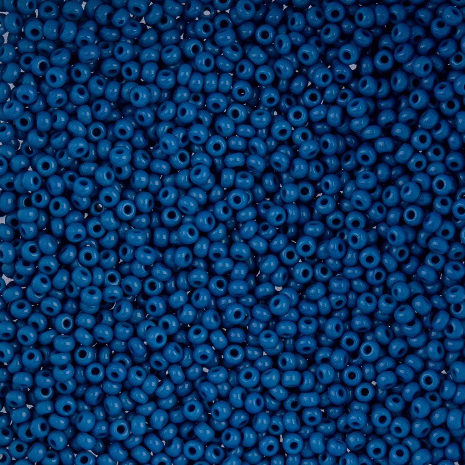 Czech Seed Beads apx. 22g Vial 10/0 Opaque Dark Blue (65)