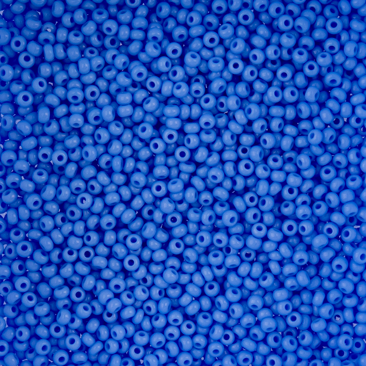 Czech Seed Beads apx. 22g Vial 10/0 Opaque Pale Blue (89)
