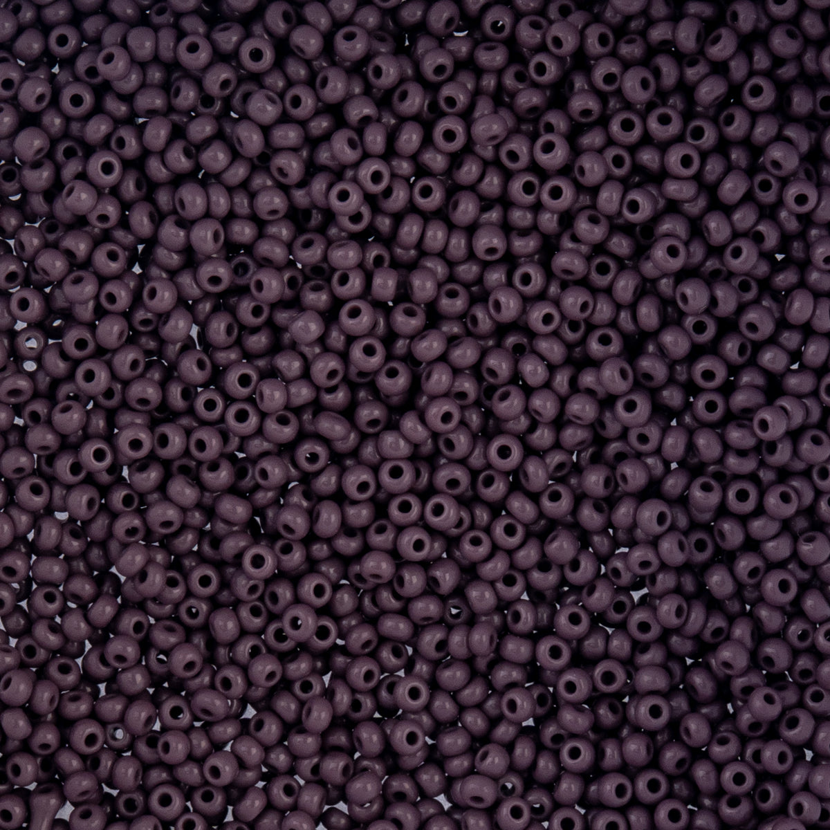 Czech Seed Beads apx. 22g Vial 10/0 Opaque Dark Mauve (109)