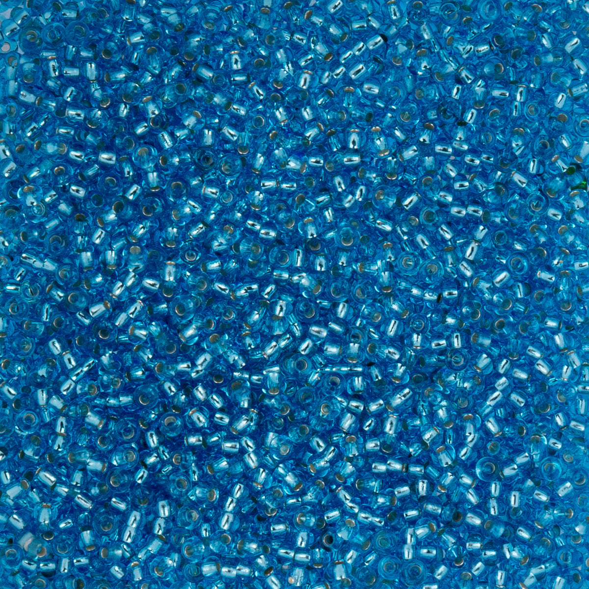 Czech Seed Beads apx. 22g Vial 10/0 S/L Aqua (74)