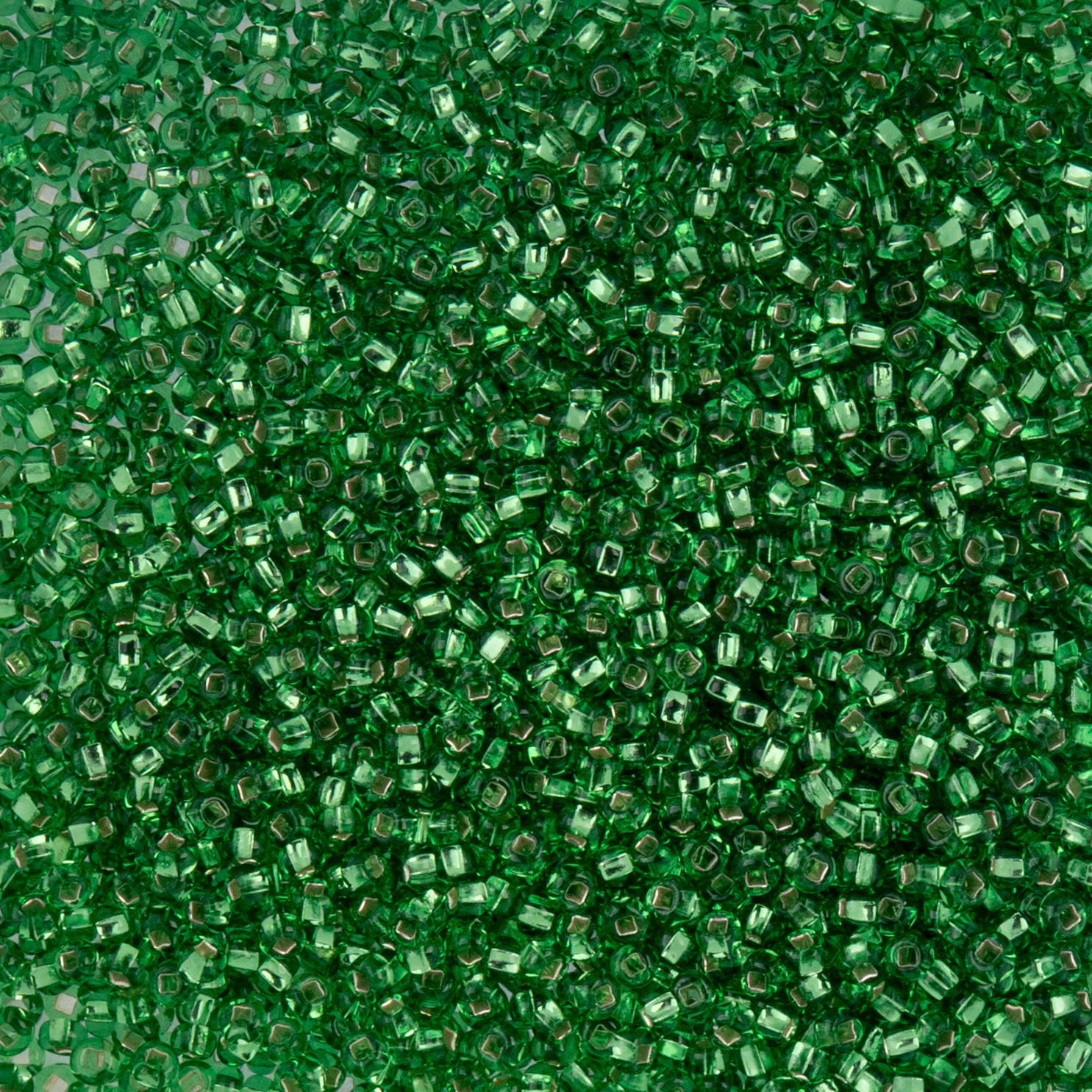 Czech Seed Beads apx. 22g Vial 10/0 S/L Lime Green (50)