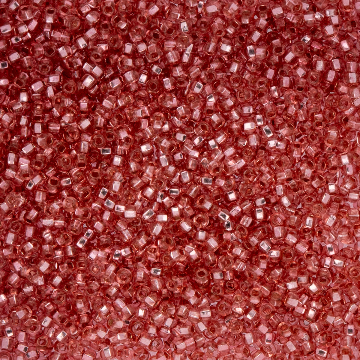 Czech Seed Beads apx. 22g Vial 10/0 S/L Pink Natural (129)