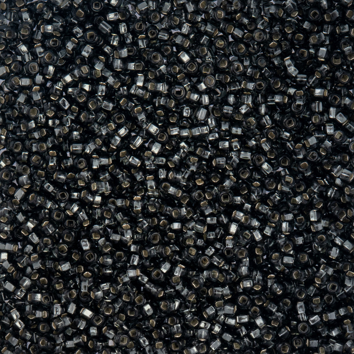 Czech Seed Beads apx. 22g Vial 10/0 S/L Grey (162)