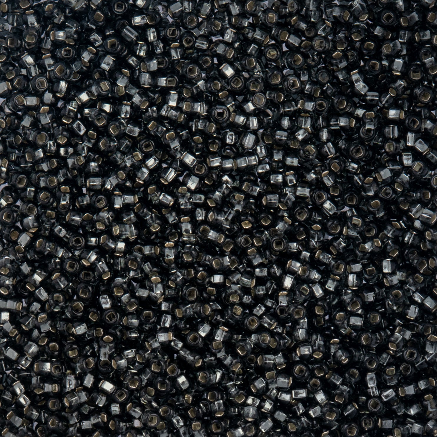 Czech Seed Beads apx. 22g Vial 10/0 S/L Grey (162)