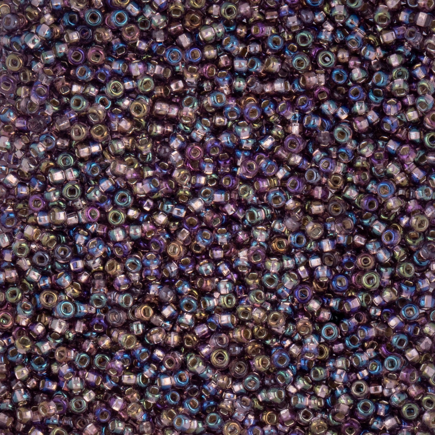 Czech Seed Beads apx. 22g Vial 10/0 S/L Light Amethyst AB (111)