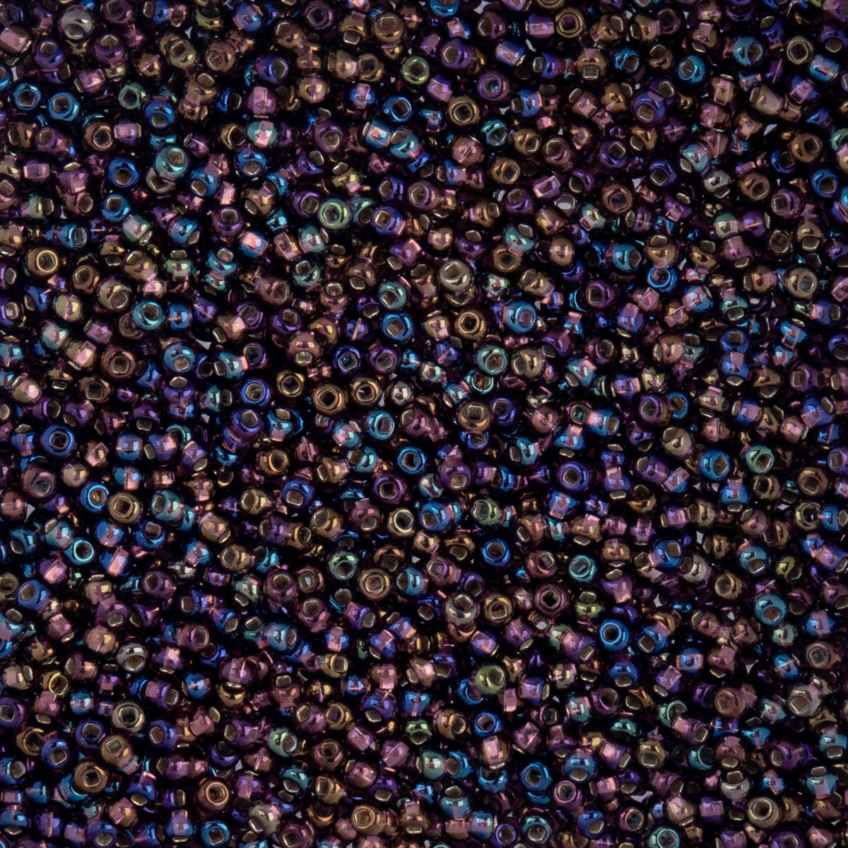 Czech Seed Beads apx. 22g Vial 10/0 S/L Purple AB (112)