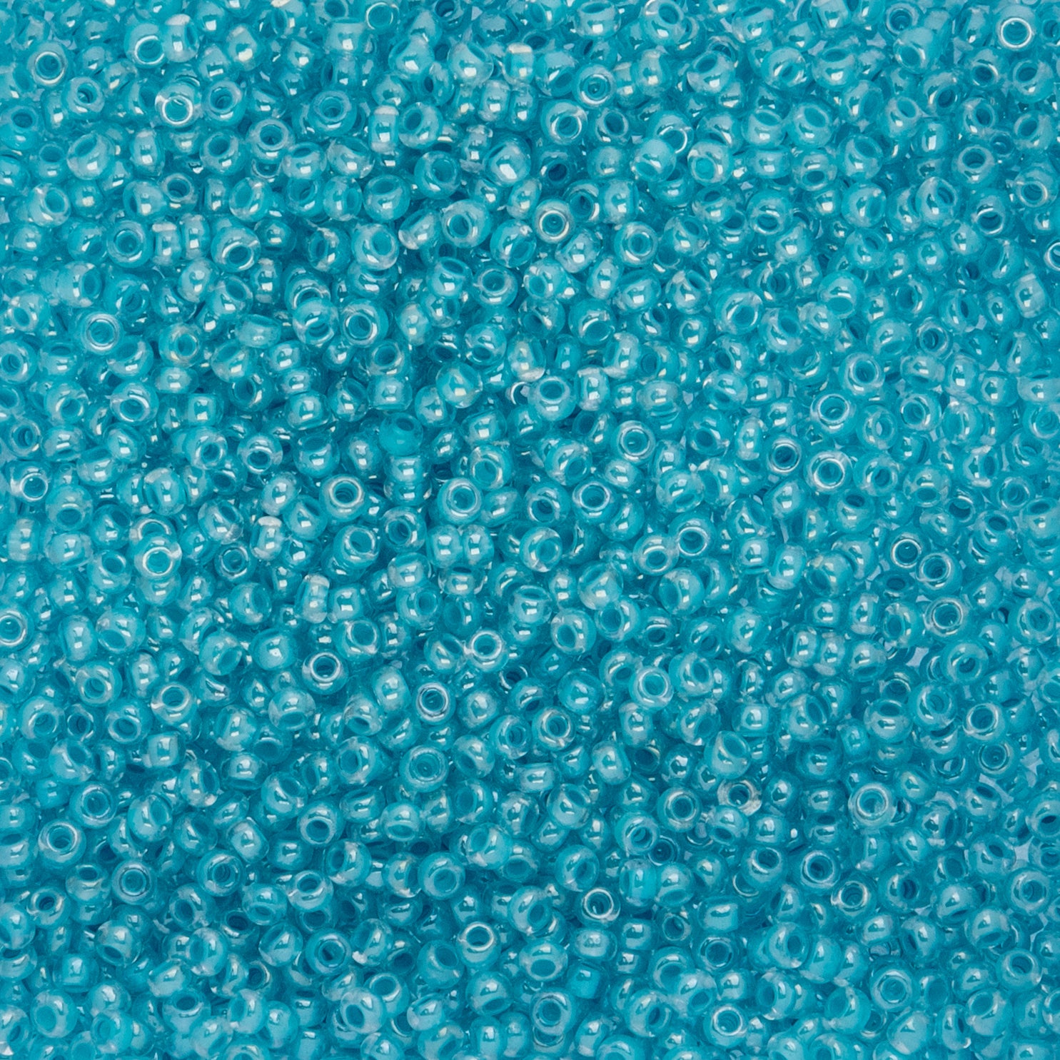 Czech Seed Beads apx. 22g Vial 10/0 C/L Turquoise (59)