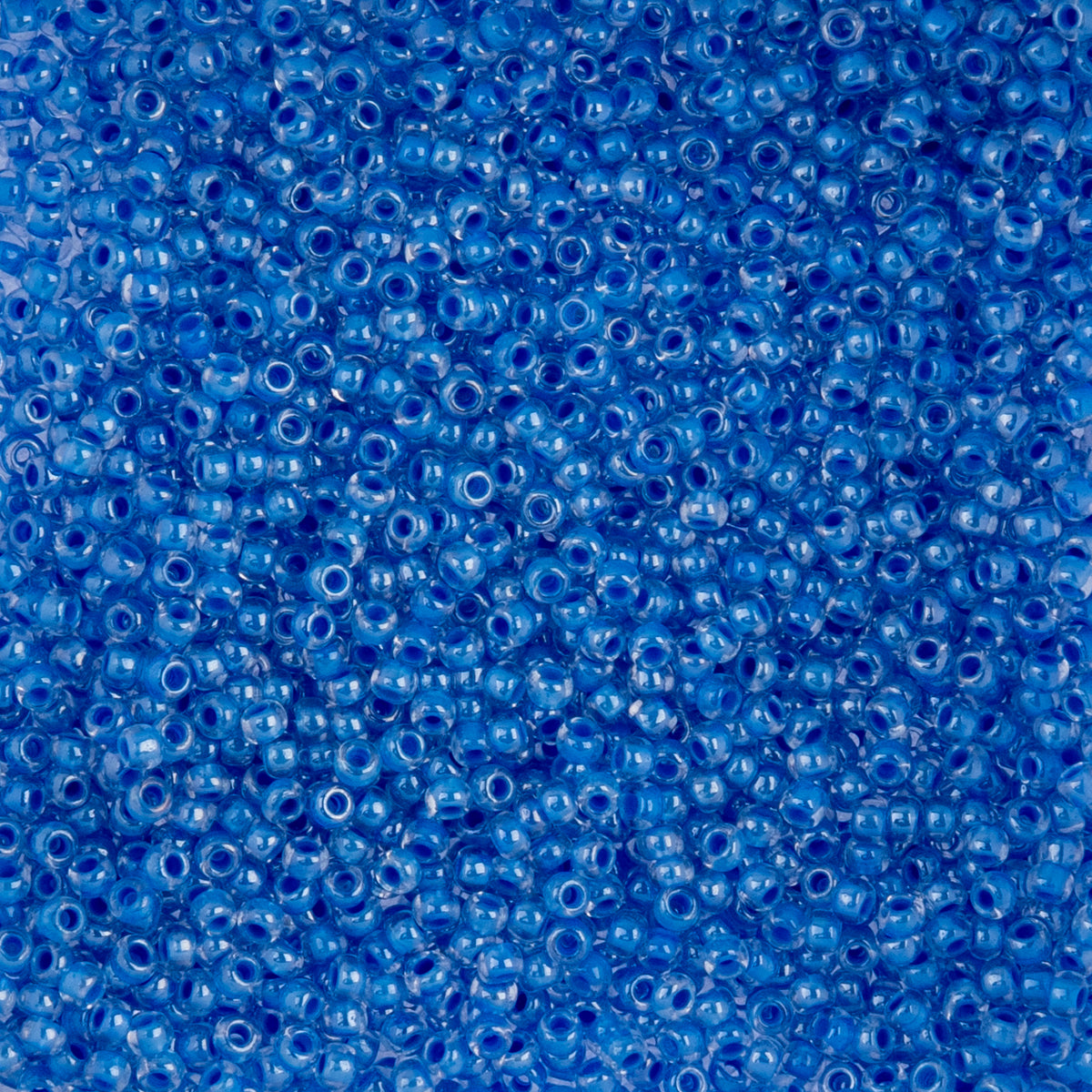 Czech Seed Beads apx. 22g Vial 10/0 C/L Blue (76)