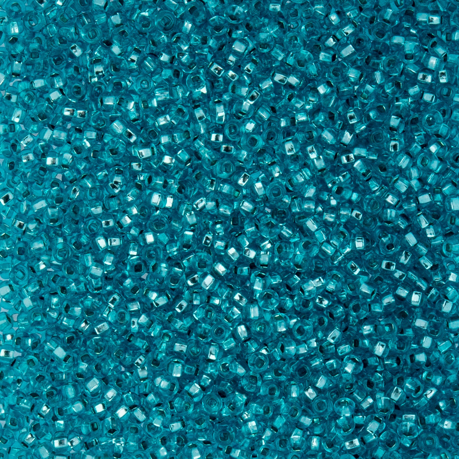 Czech Seed Beads apx. 22g Vial 10/0 S/L Dyed Green (60)