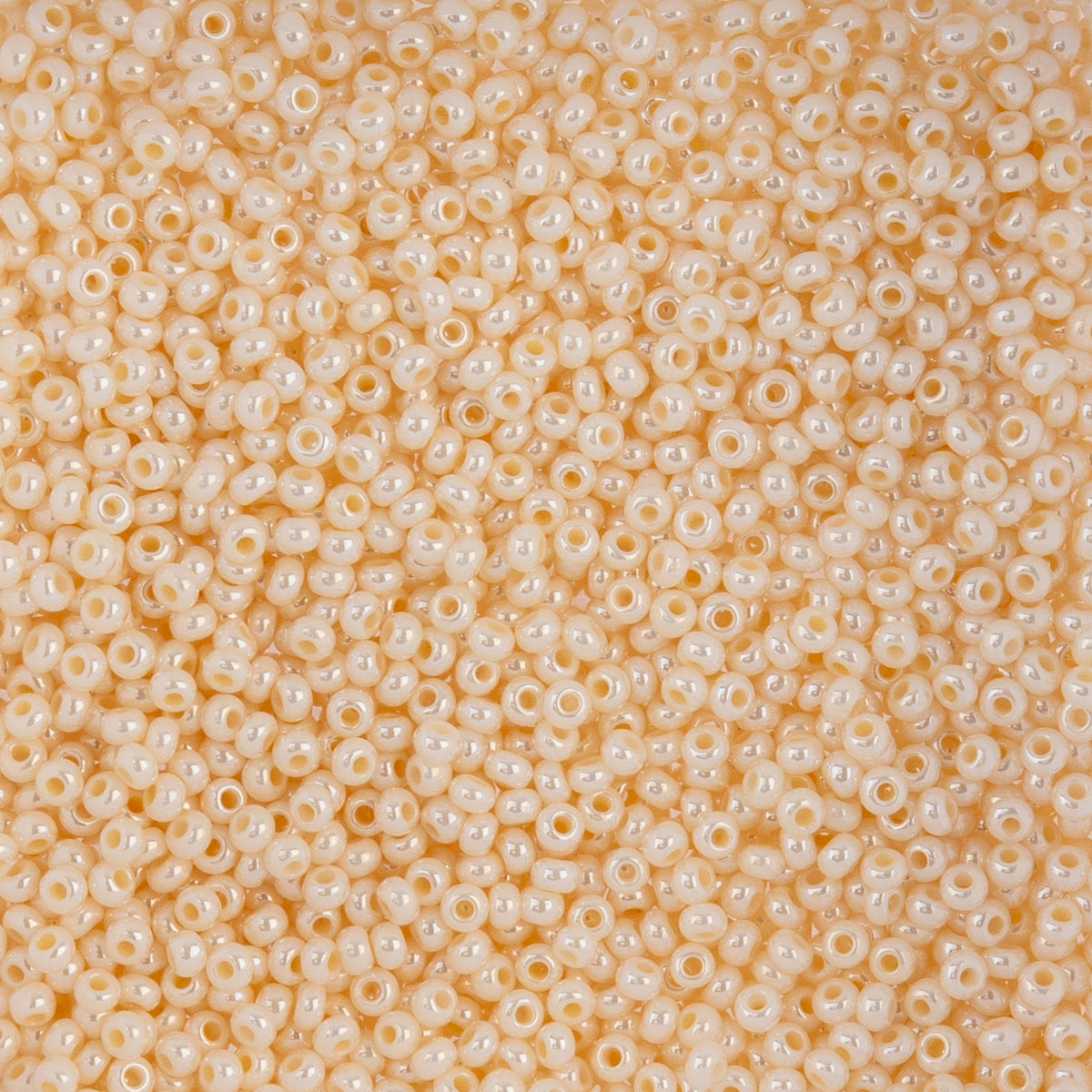 Czech Seed Beads apx. 22g Vial 10/0 Pearl Eggshell (10)