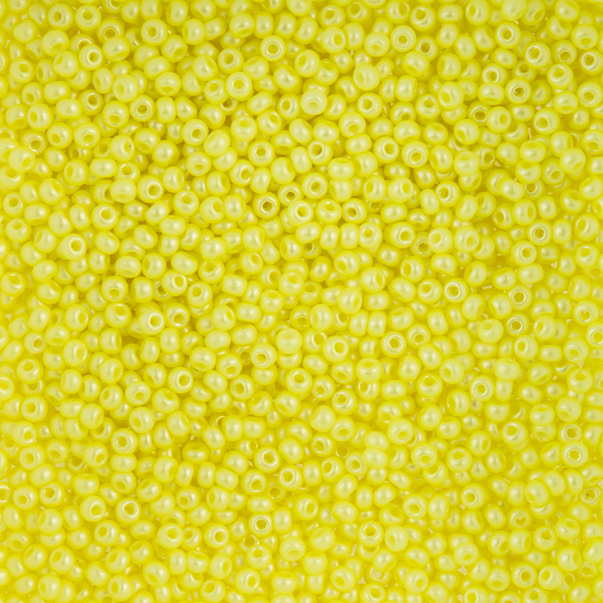 Czech Seed Beads apx. 22g Vial 10/0 Shiny Yellow (30)