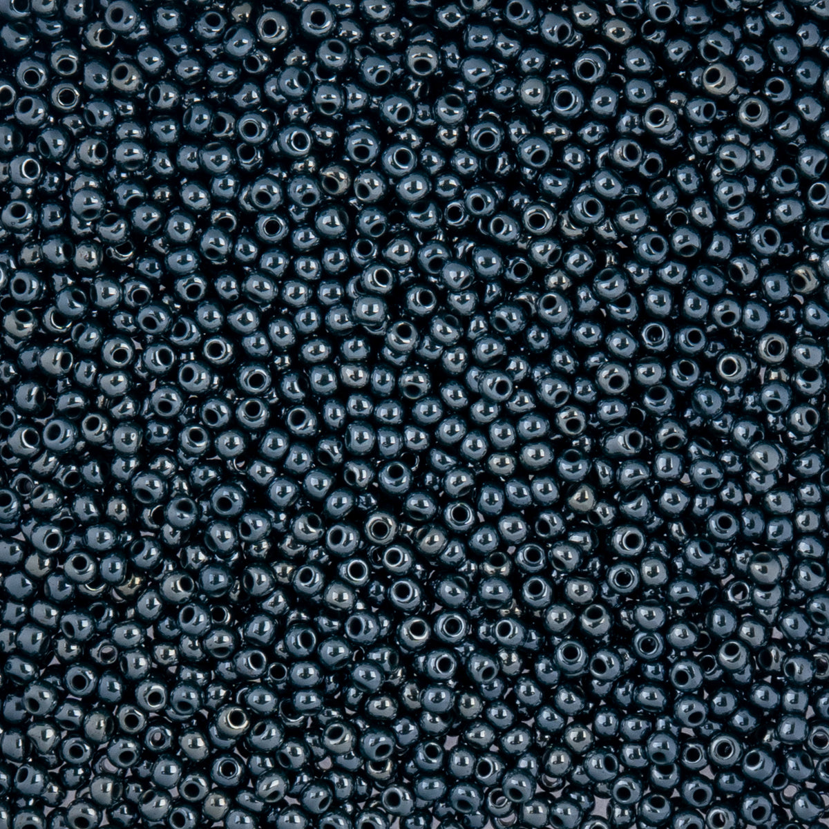 Czech Seed Beads apx. 22g Vial 10/0 Dark Green Luster (165)