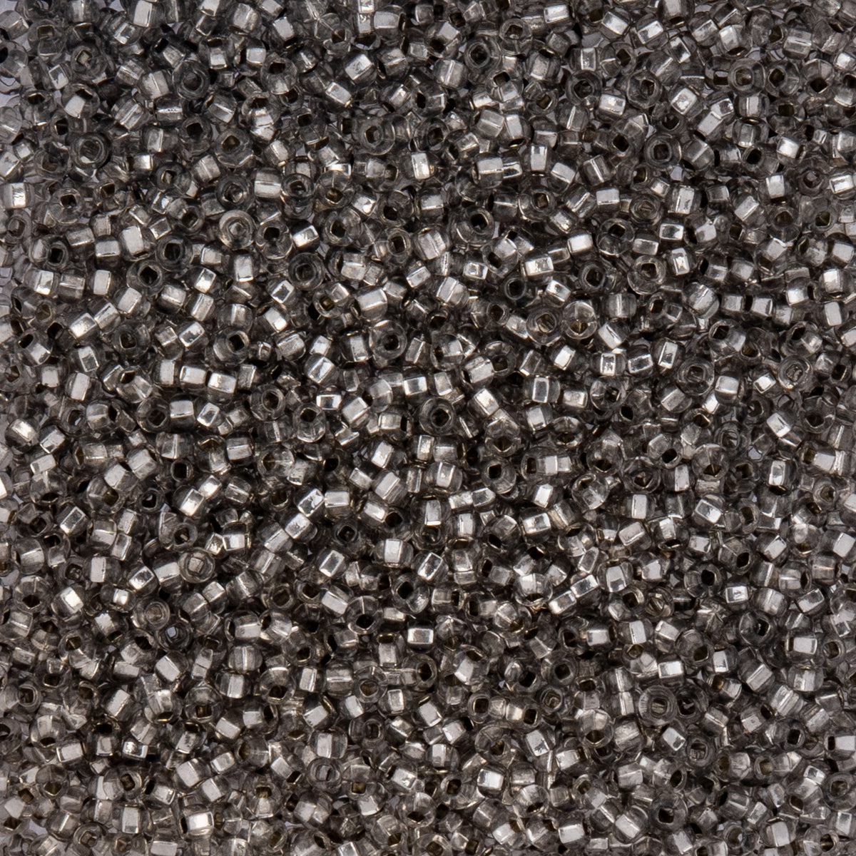 Czech Seed Beads apx. 22g Vial 10/0 S/L Light Grey Solgel (161)