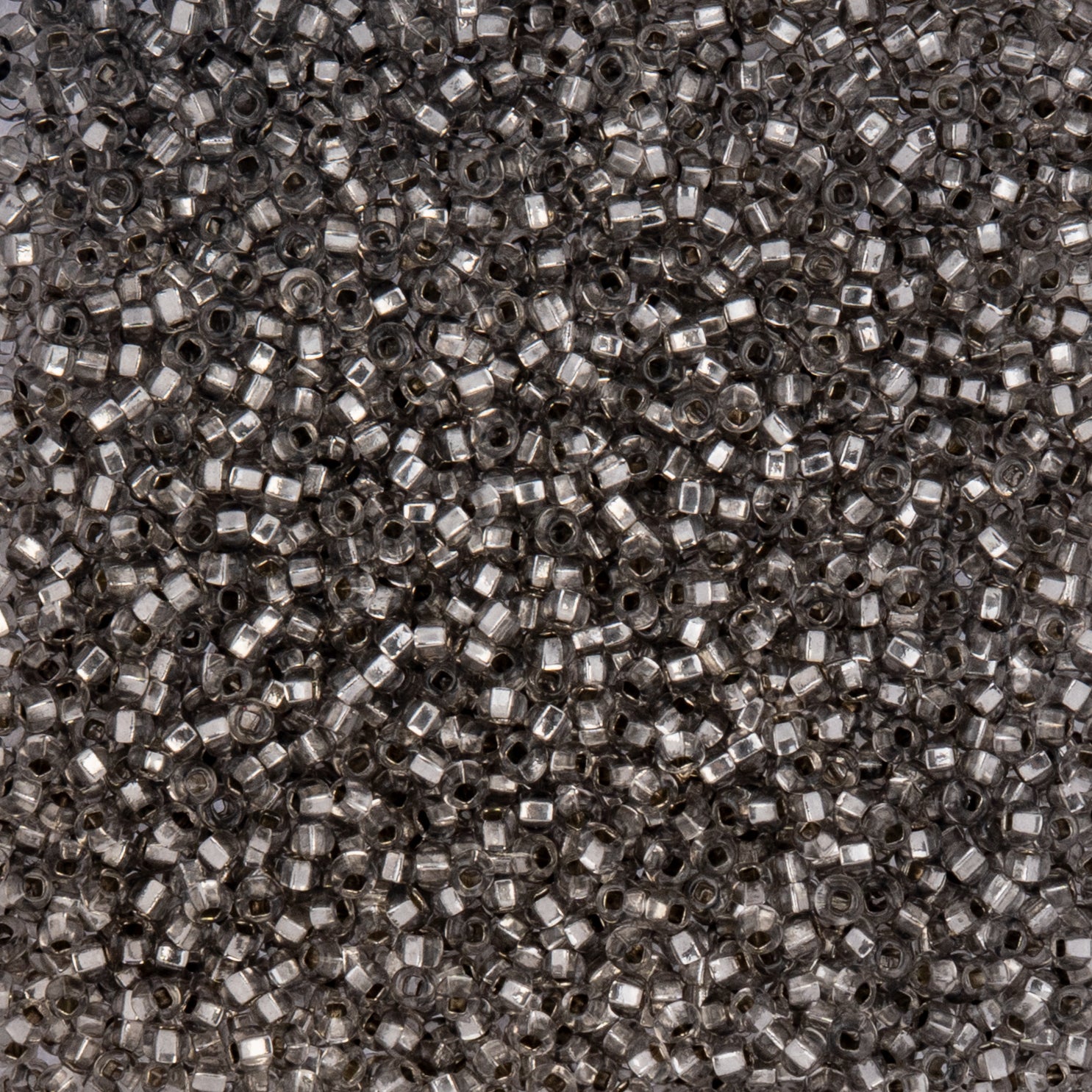 Czech Seed Beads apx. 22g Vial 10/0 S/L Light Grey Solgel (161)