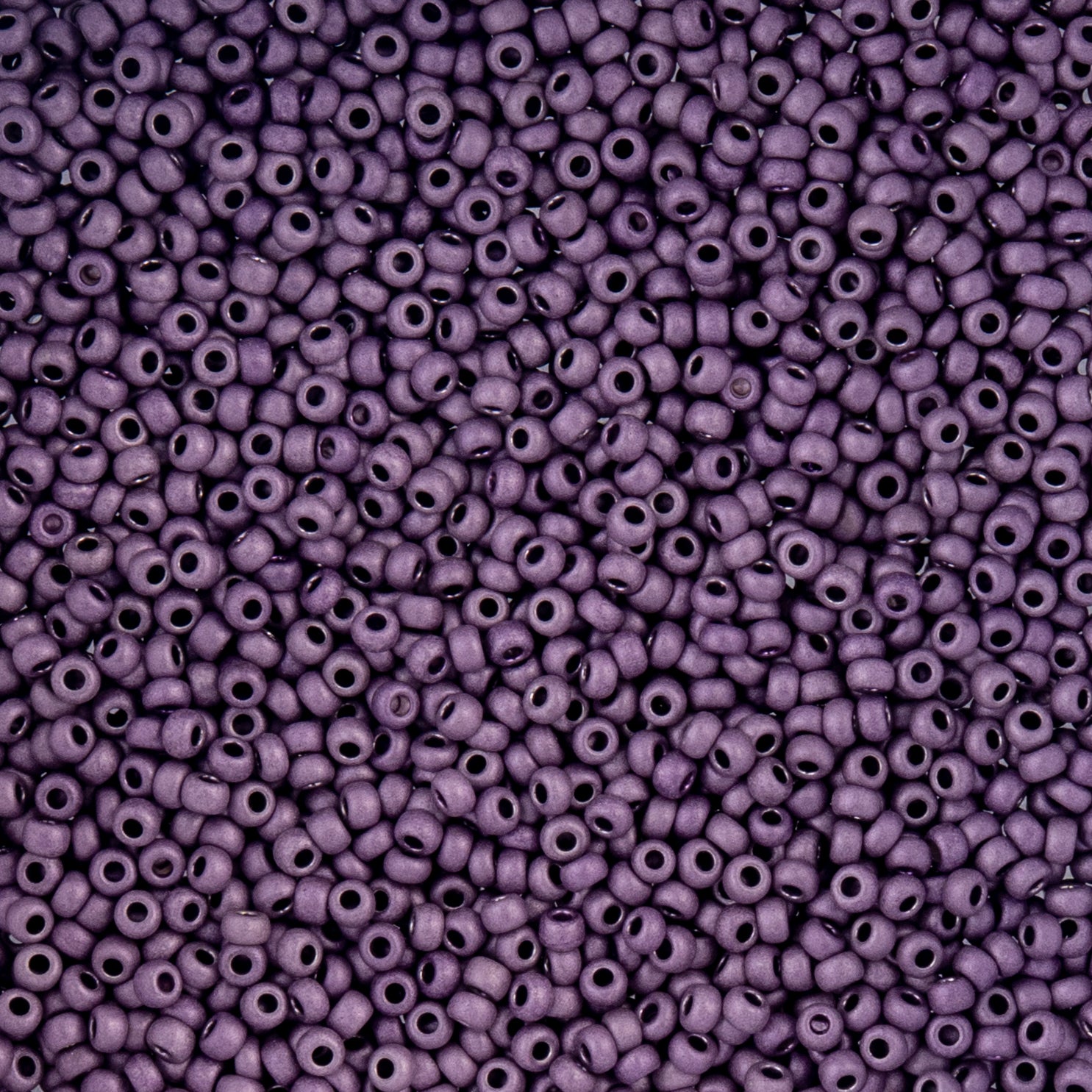 Czech Seed Beads apx. 22g Vial 10/0 Metallic Mauve Matt Terra Color (105)
