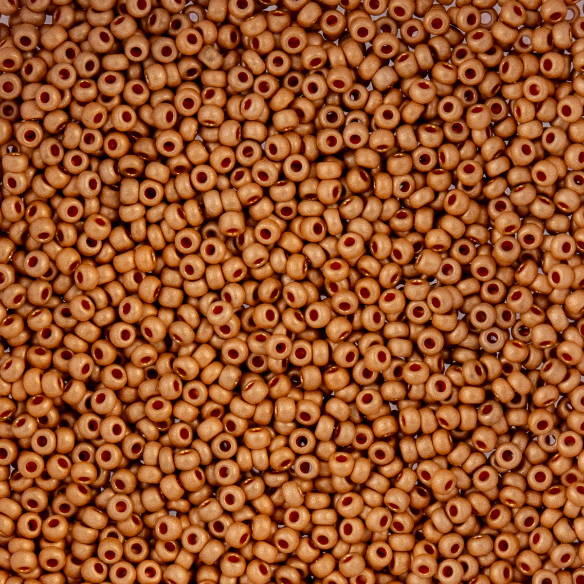 Czech Seed Beads apx. 22g Vial 10/0 Metallic Gold Matt Terra Color (156)