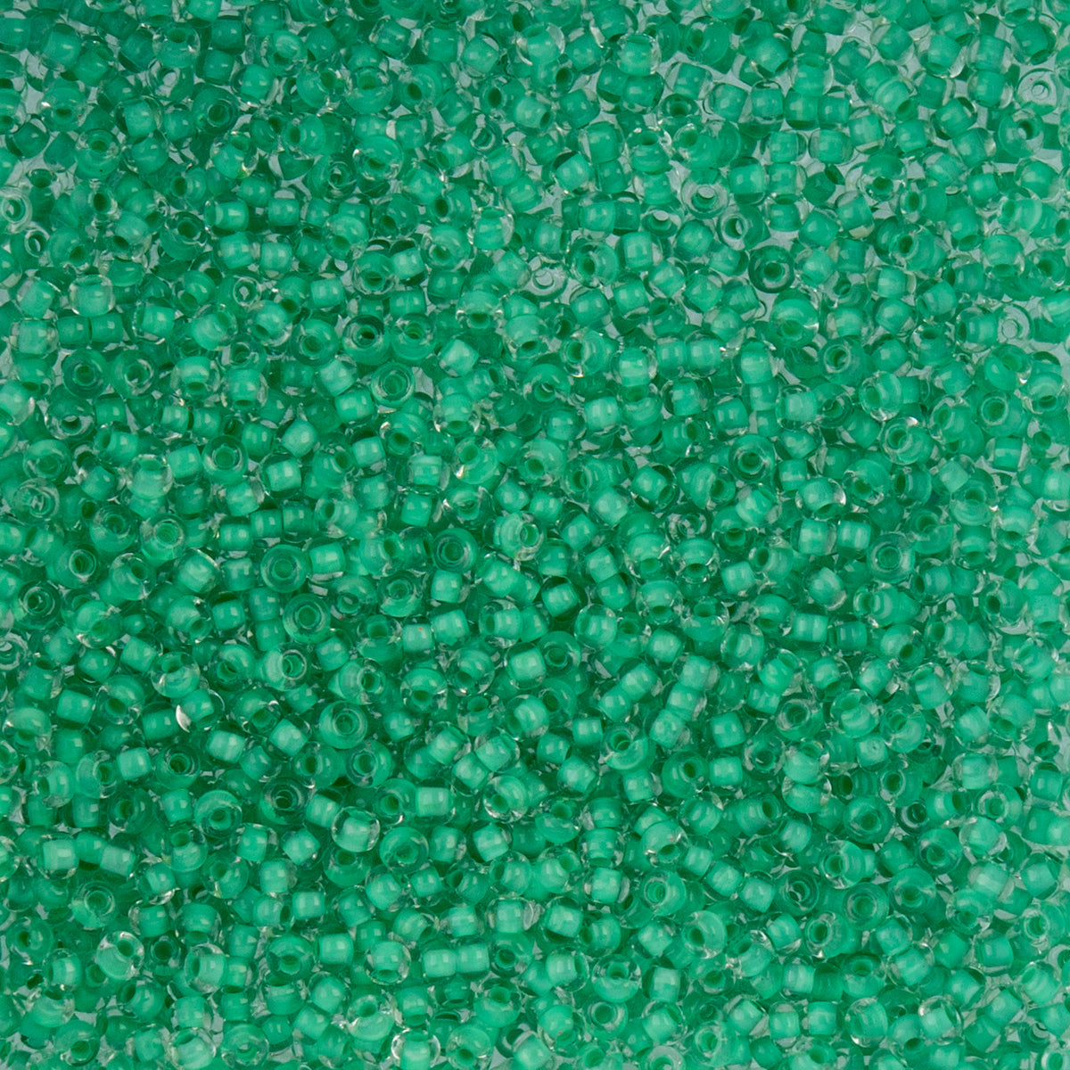 Czech Seed Beads apx. 22g Vial 10/0 C/L Hot Green Terra Color