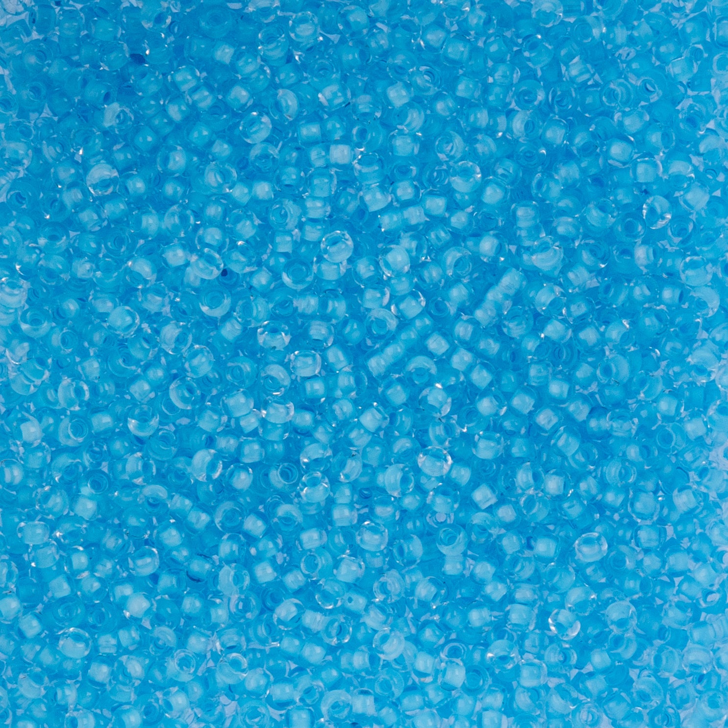 Czech Seed Beads apx. 22g Vial 10/0 C/L Baby Blue Terra Color